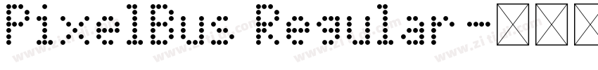 PixelBus Regular字体转换